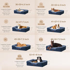 EHEYCIGA Orthopedic XL Dog Bed for Large Sized Dog, Waterproof Liner & Washable - Image 2