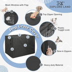Explore Land Dog Crate Cover Heavy Duty Polyester Pet Kennel Sunshade Universal - Image 3