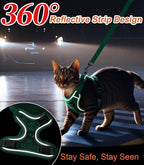 Cat Harness and Leash for Walking Escape Proof Soft Adjustable Cat Leash - Image 6