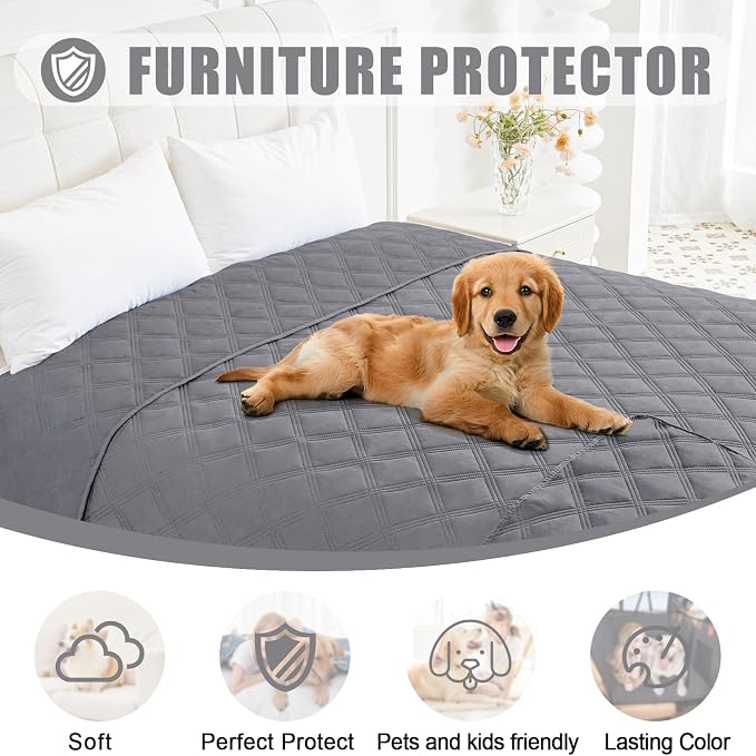 Smiry Waterproof Dog Bed Cover Blanket 40x70, Soft Reversible Pet Blanket - Image 8