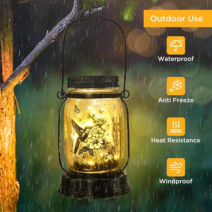 Solar Lanterns Outdoor Garden Decor Valentine's Day Gifts - Image 5