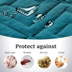 H.VERSAILTEX Reversible Loveseat Cover Furniture Protector Anti-Slip Water - Image 3