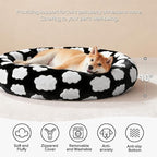 JOEJOY Donut Large Dog Bed, Cute Round Calming Dog Bed - Image 2