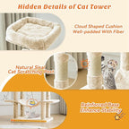 Sweetcrispy 66 Inch Cat Tree Tower, Pet Condo - Image 4