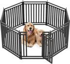 Dog Playpen Metal Dog Fence Outdoor by Petorldog