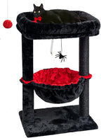 SYANDLVY Gothic Cat Tree with Coffin Bed by SYANDLVY