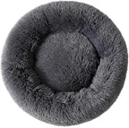 Donut Dog Bed Cat Bed Fluffy Calming Pet Bed Dog Round Bed Cat Round Bed Warm by Fhodigogo