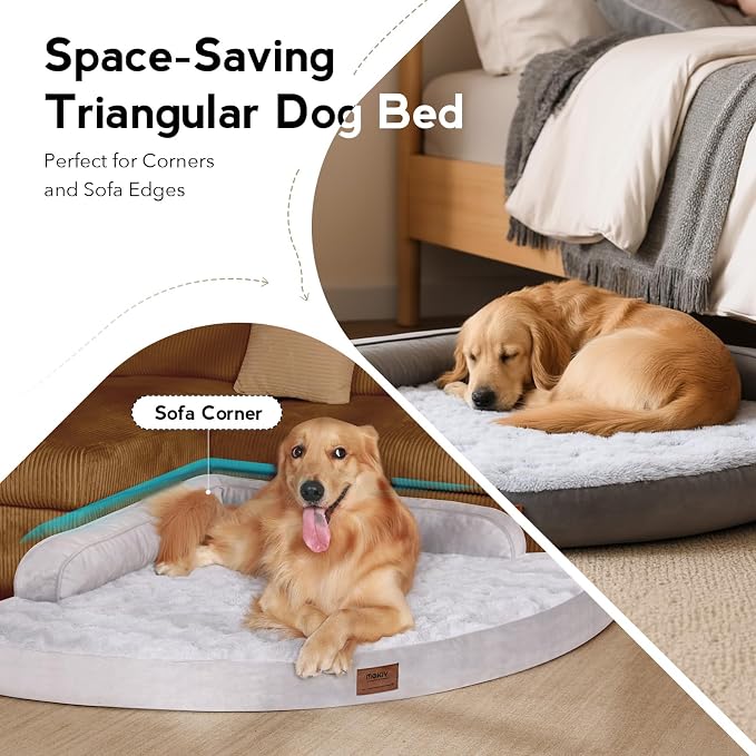 Large Dog Bed - XL Orthopedic Egg-Crate Memory Foam Dog Beds - Image 8