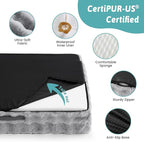 Orthopedic Dog Bed for Large Medium Size Dog, Soft and Warm Faux Fur Sofa for - Image 5