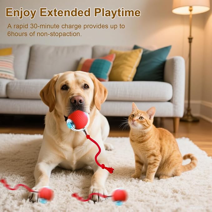 Interactive Cat Toy Ball, Smart Interactive Cat Toys, Smart Cat Toy - Image 5