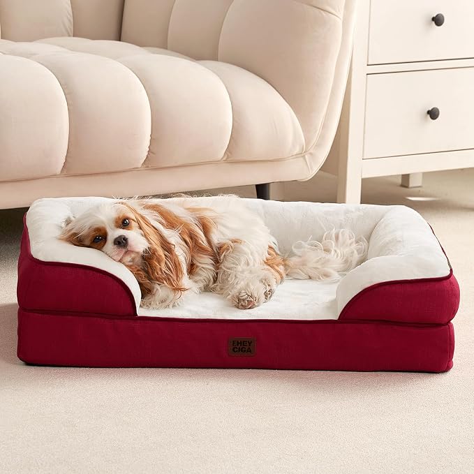 EHEYCIGA Orthopedic Dog Bed for Medium Dogs, Waterproof Memory Foam Medium Dog - Image 8