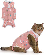 ANWA Cat Recovery Suit, Breathable Cat Onesie After Surgery, Kitten Surgery by ANWA