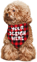Custom Dog Bandana Add Your Text Photo Name Personalized Neckwear Bandanas Soft - Image 3