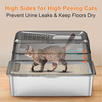 XXXXL Stainless Steel Cat Litter Box - Image 3