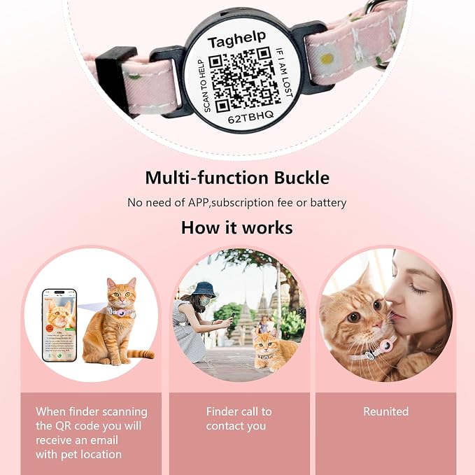 4 PCS Cute Flower Cat Collar - Image 4