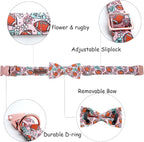 Dog Collar - Rugby with Bow Cute Pet Collar - Image 2
