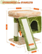 SYANDLVY Small Cat Tree for Indoor Cats, Cat Tower - Image 3