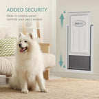 Baboni Pet Door for Wall, Steel Frame and Telescoping Tunnel, Aluminum Lock - Image 7