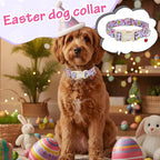 Easter Dog Collar for Small Dogs, Easter & Spring Theme Small Dog Collar - Image 3