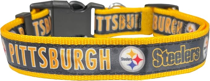 Pets First NFL Pittsburgh Steelers Licensed PET COLLAR, Extra Large - Image 2