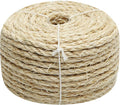 Natural Sisal Rope 1/4 Inch 32-Feet by Juomid