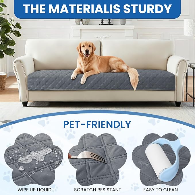 Waterproof Couch Covers for Pets, Waterproof Dog Bed Cover, Anti-Slip Soft Dog - Image 6