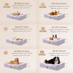 EHEYCIGA Orthopedic XL Dog Bed for Large Sized Dog, Waterproof Liner & Washable - Image 2