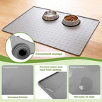 Extra Large 34x22 Inch Silicone Pet Food Mat - Image 3