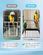 Disposable Bird Cage Liner Birds Cage Liners Super Absorbent Birdcage Liners - Image 3