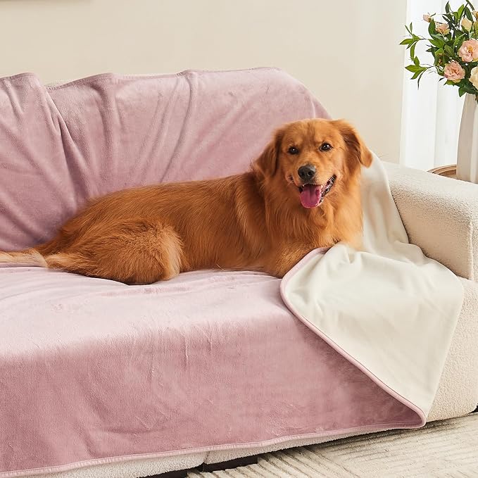 Waterproof Blanket 80"x90" for Adults, Reversible Waterproof Bed Cover for Dogs - Image 4