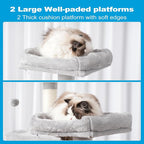 Hey-brother Large Multi-Level Cat Tree Condo Furniture - Image 4