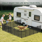 Dog Playpen Metal Dog Fence Outdoor - Image 6