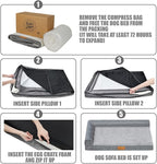 Patas Lague Orthopedic XL Dog Bed Large Sized Dog 48''X30'', Waterproof L - Image 6
