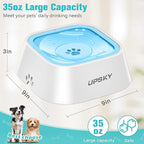 UPSKY No-Slip Slow Drinking Bowl - 35oz No Spill Pet Water Dispenser - Image 3