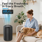 Small Air Purifiers for Bedroom Home Dorm Up to 600 sqft, 20 dB Quiet Desktop - Image 2