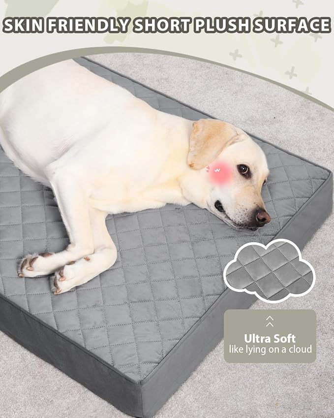 Orthopedic Dog Beds for Extra Large Dogs Waterproof Pet Mattress - Image 2