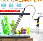 hygger Bucket-Free Aquarium Water Change Kit Fish Tank Auto Siphon Pump Gravel - Image 3