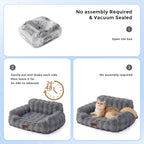 Cat Couch Bed for Indoor Cats-Orthopedic Cat Sofa - Image 6