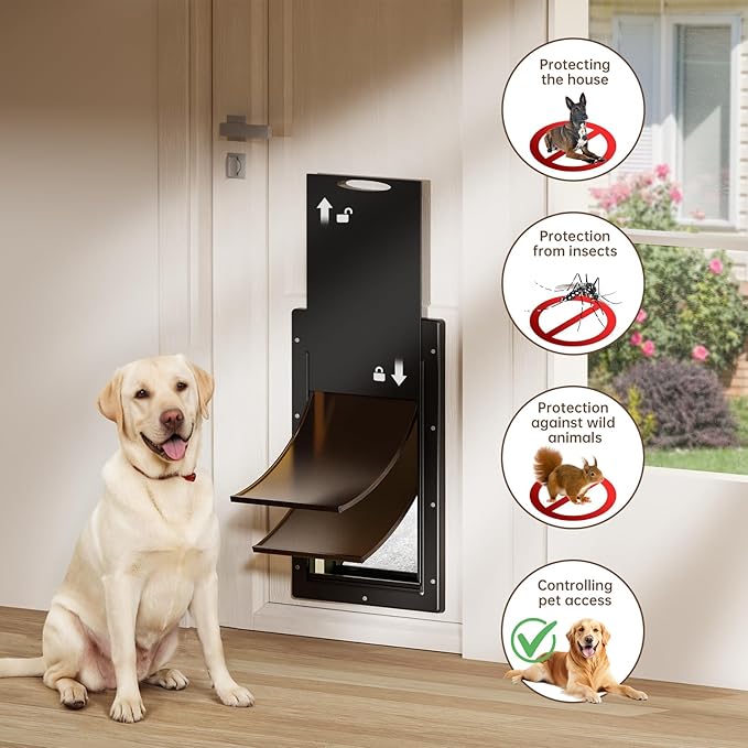 Never Rust Plastic Dog door, Large Doggy Door, Doggie Door - Image 3
