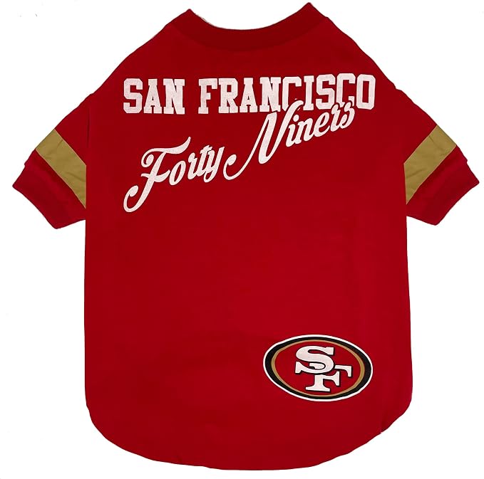 NFL San Francisco 49ers Dog & Cat T-Shirt by PETSFIRST