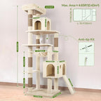 Globlazer Heavy Duty Cat Tree Tower, 70inch Sturdy Cat Tree - Image 6