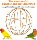 BNOSDM Rattan Bird Nest Parrot Nesting House Parakeet Hanging Swing Soft - Image 3