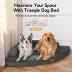 Large Orthopedic Dog Bed with Sides Big Dog Beds with Removable Washable Cover - Image 4