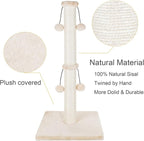 Dimaka 29'' Cat Scratching Post, Natural Sisal Rope Scratch Post - Image 4