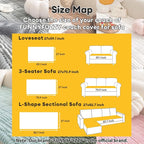 FUNNY FUZZY Pet Couch Covers for Sofa, Washable Dog Couch Cover Protector for - Image 6