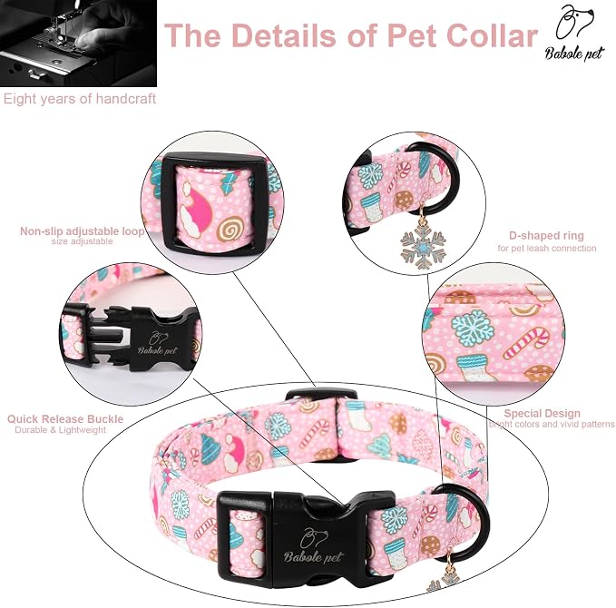 Christmas Dog Collar for Large Dogs - Image 4
