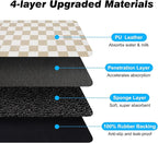 Checkered Dog Food Mat, Absorbent Leak-Proof Pet Feeding Mat, Quick Dry Cat - Image 7