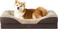 EHEYCIGA Orthopedic Dog Bed for Medium Dog, Waterproof Liner & Washable by EHEYCIGA