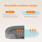 Dwanton Orthopedic Dog Bed for Medium Dogs - Image 3