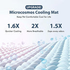 MICROCOSMOS Summer Cooling Mat & Sleeping Pad- Water Absorption Top, Easy Carry - Image 3